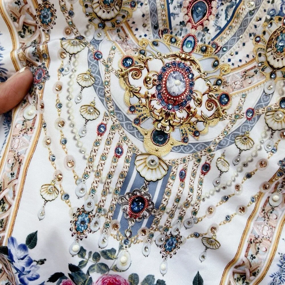 Camilla Multicolor Jewel-Embellished One Piece Swimsuit - Picture 5 of 10